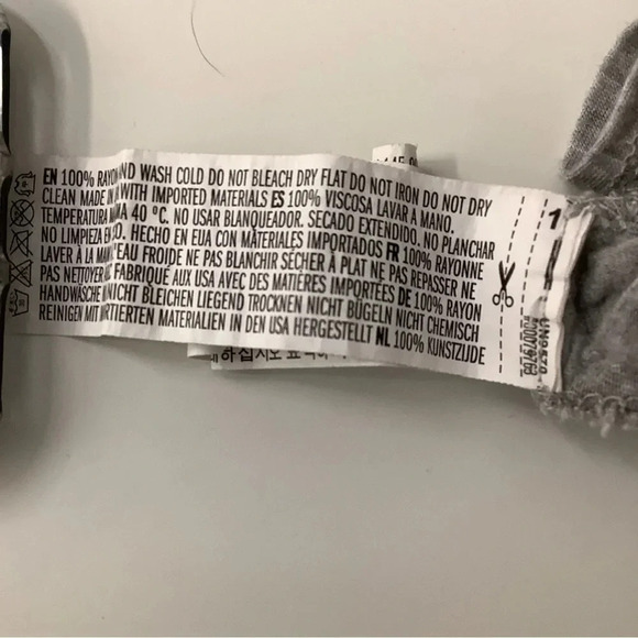 Forever 21 Grey Top With Side Slits (Preowned) - Picture 4 of 4